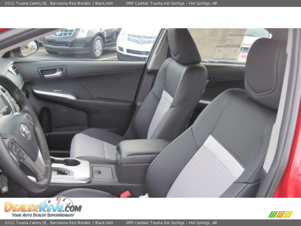 2012 Toyota Camry SE Barcelona Red Metallic / Black/Ash Photo #12