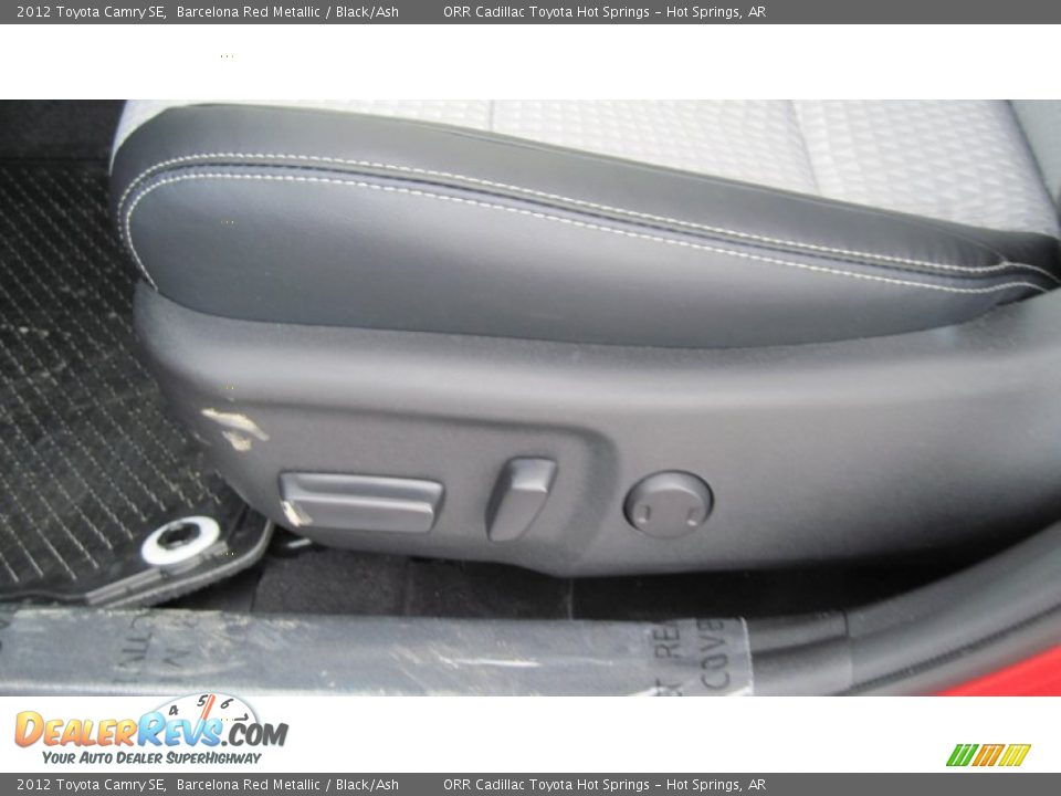 2012 Toyota Camry SE Barcelona Red Metallic / Black/Ash Photo #13
