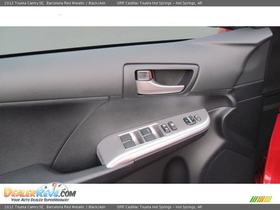 2012 Toyota Camry SE Barcelona Red Metallic / Black/Ash Photo #14