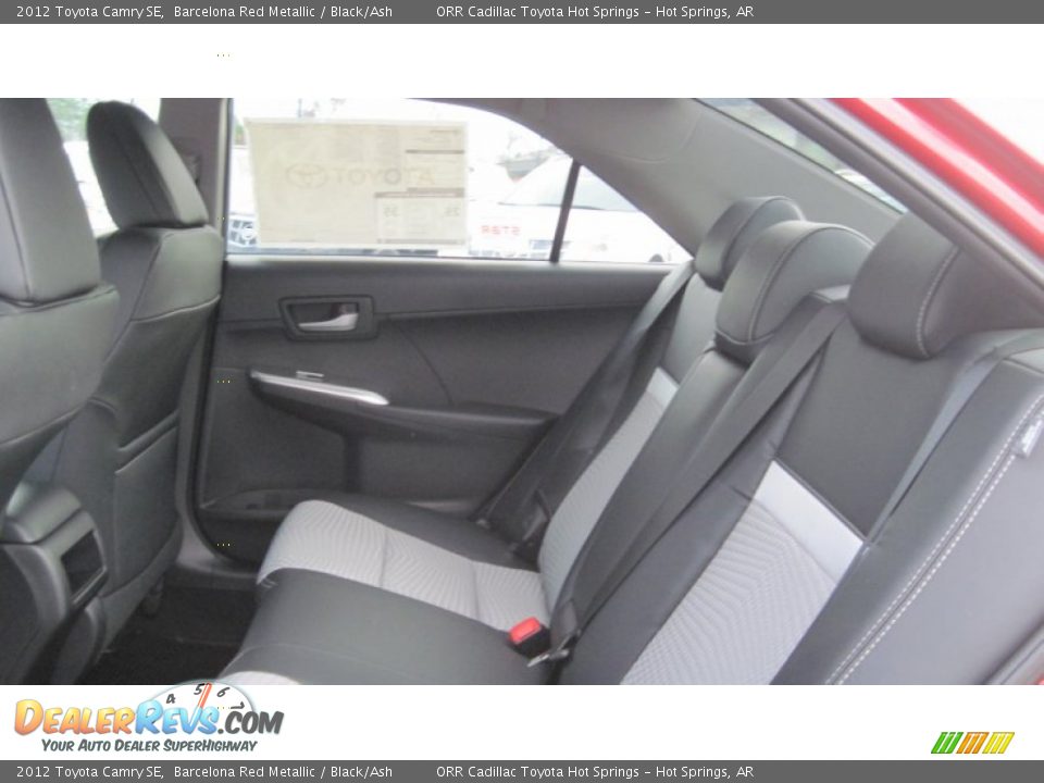 2012 Toyota Camry SE Barcelona Red Metallic / Black/Ash Photo #15