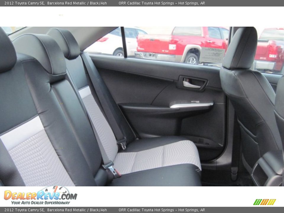 2012 Toyota Camry SE Barcelona Red Metallic / Black/Ash Photo #17