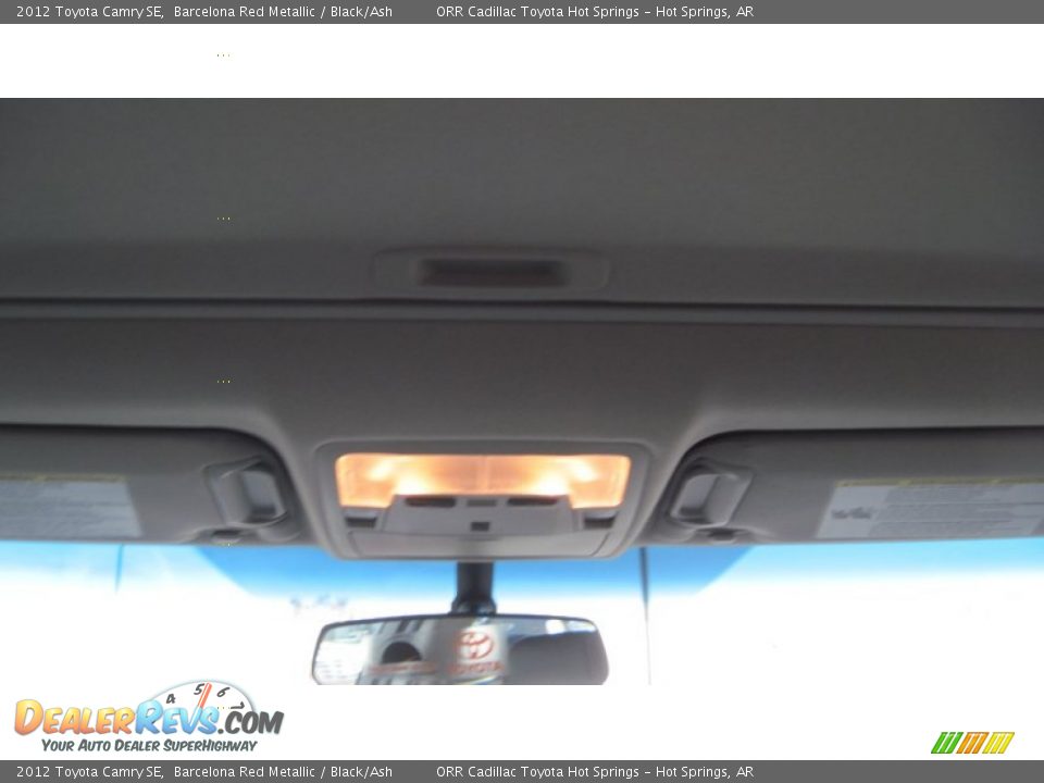 2012 Toyota Camry SE Barcelona Red Metallic / Black/Ash Photo #19