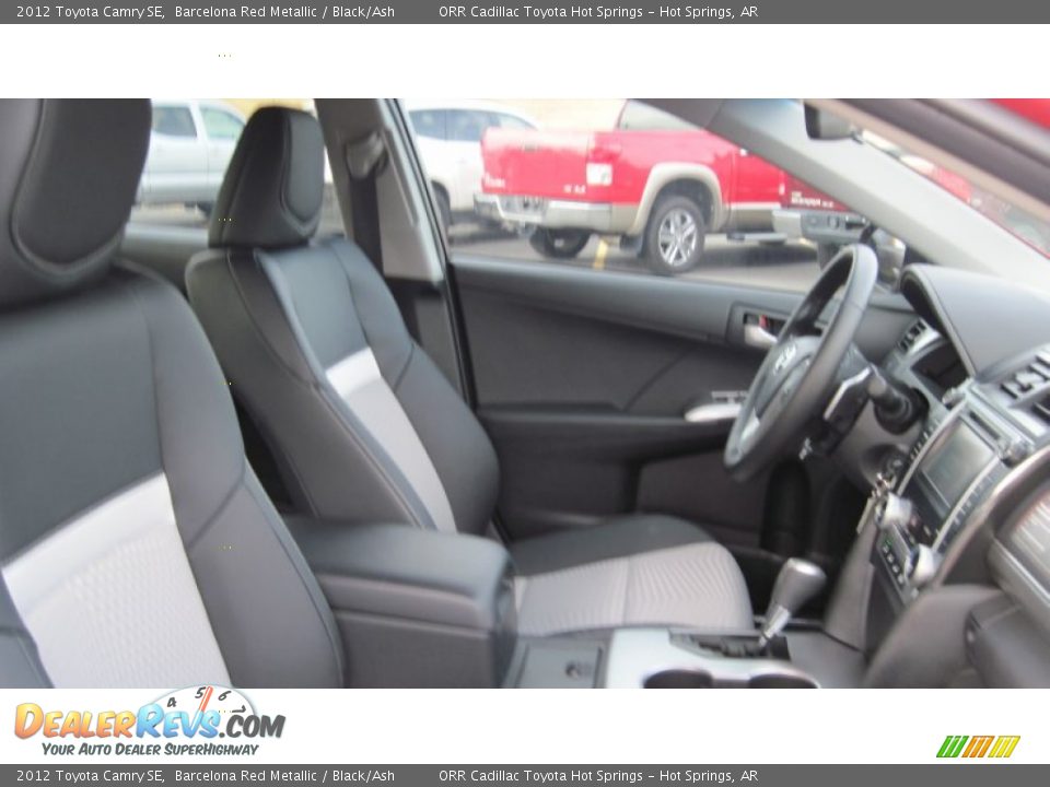 2012 Toyota Camry SE Barcelona Red Metallic / Black/Ash Photo #21