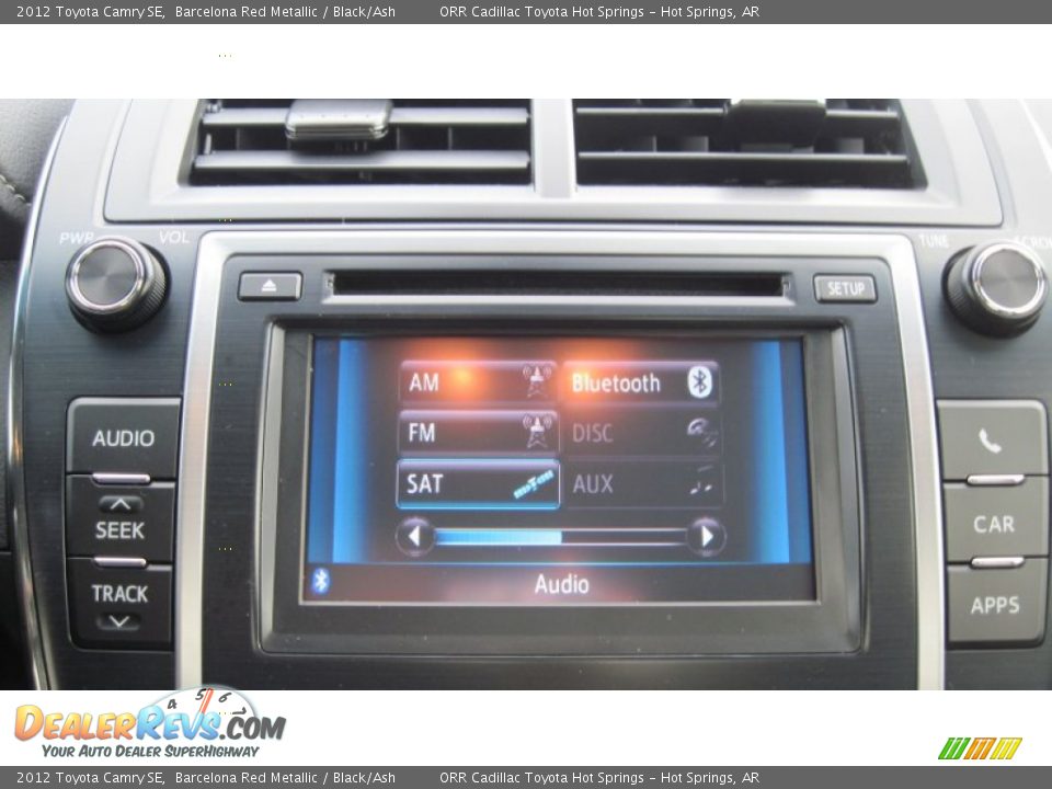 2012 Toyota Camry SE Barcelona Red Metallic / Black/Ash Photo #22