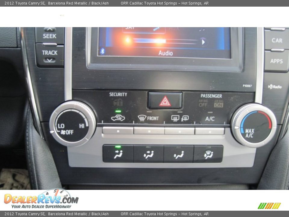 2012 Toyota Camry SE Barcelona Red Metallic / Black/Ash Photo #23