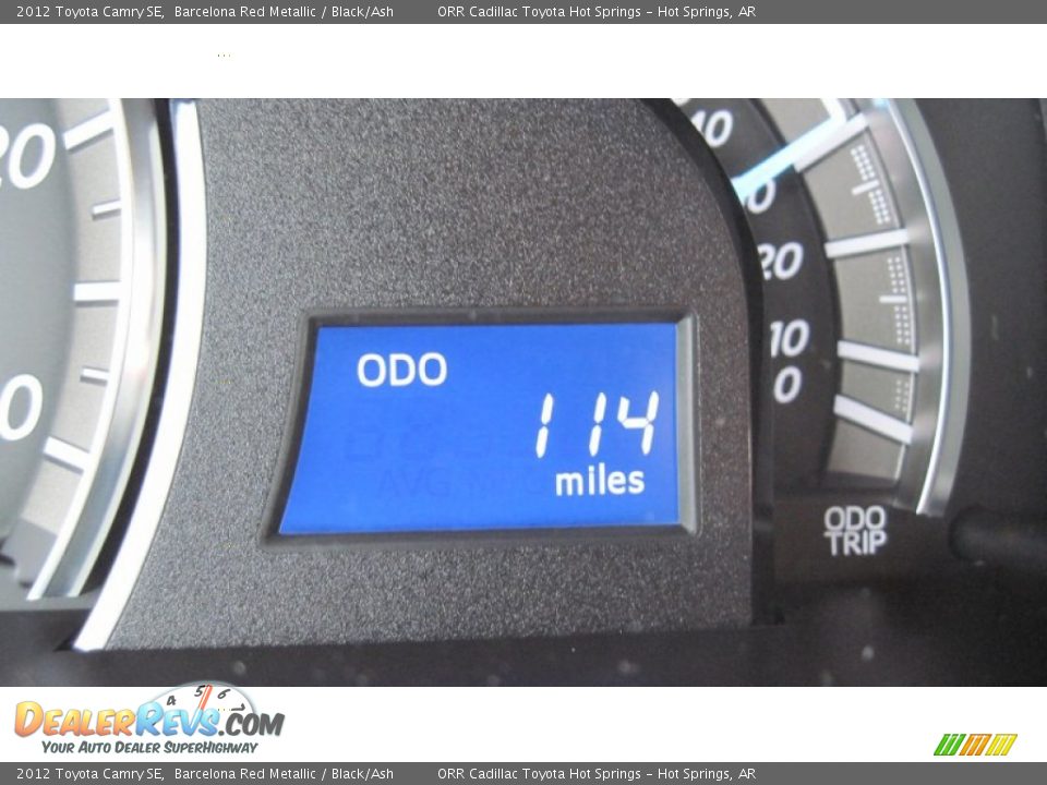 2012 Toyota Camry SE Barcelona Red Metallic / Black/Ash Photo #25