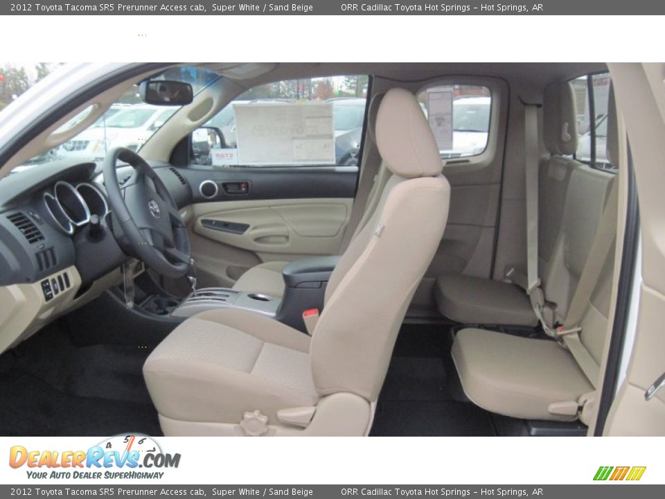 Sand Beige Interior 2012 Toyota Tacoma Sr5 Prerunner