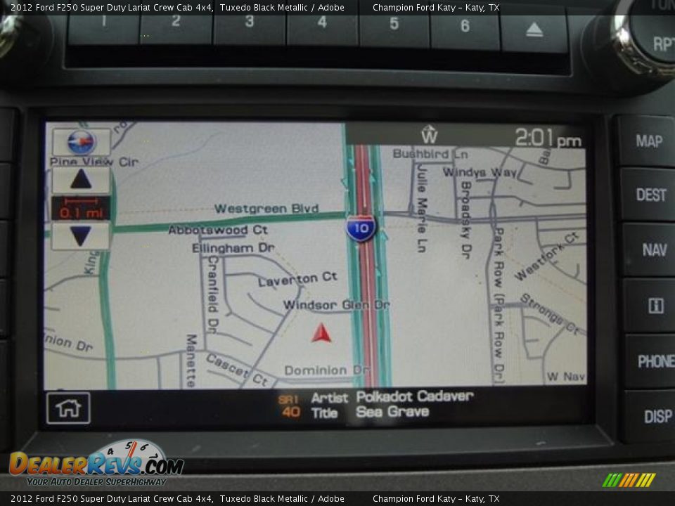 Navigation of 2012 Ford F250 Super Duty Lariat Crew Cab 4x4 Photo #18