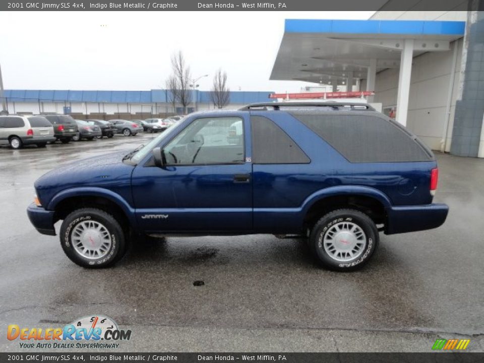 Indigo Blue Metallic 2001 GMC Jimmy SLS 4x4 Photo #2