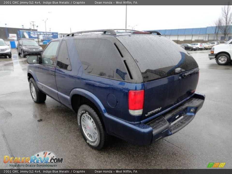 Indigo Blue Metallic 2001 GMC Jimmy SLS 4x4 Photo #3