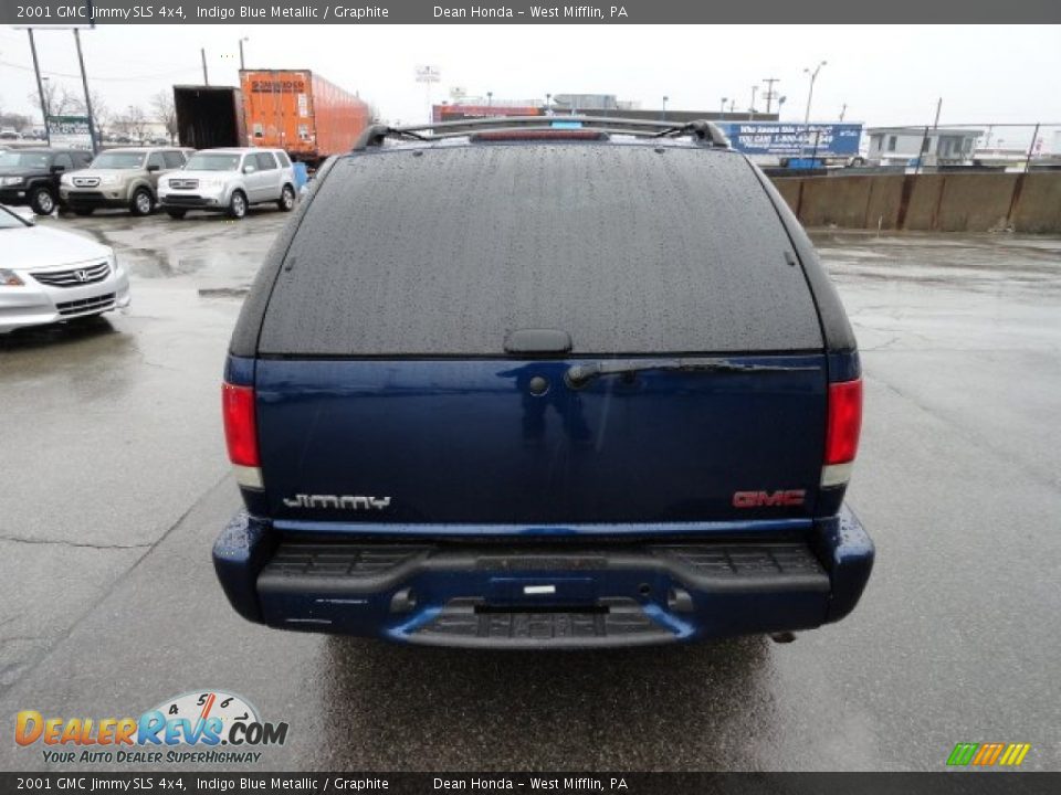 Indigo Blue Metallic 2001 GMC Jimmy SLS 4x4 Photo #4