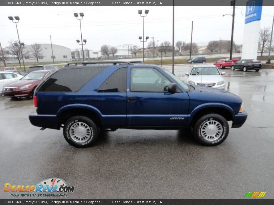 Indigo Blue Metallic 2001 GMC Jimmy SLS 4x4 Photo #6