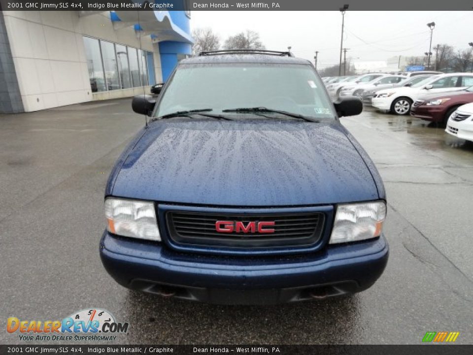 2001 GMC Jimmy SLS 4x4 Indigo Blue Metallic / Graphite Photo #8