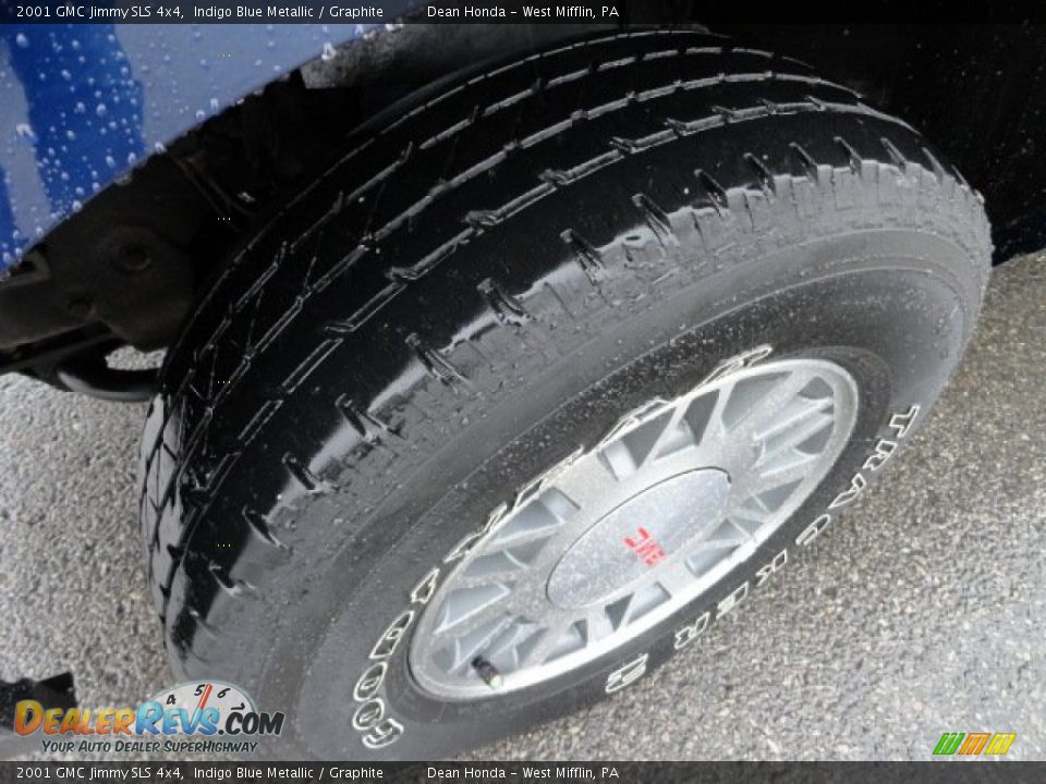 2001 GMC Jimmy SLS 4x4 Indigo Blue Metallic / Graphite Photo #9