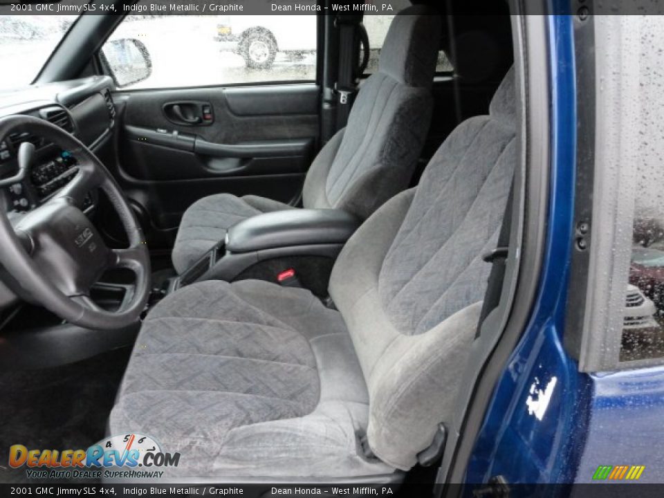 Graphite Interior - 2001 GMC Jimmy SLS 4x4 Photo #10