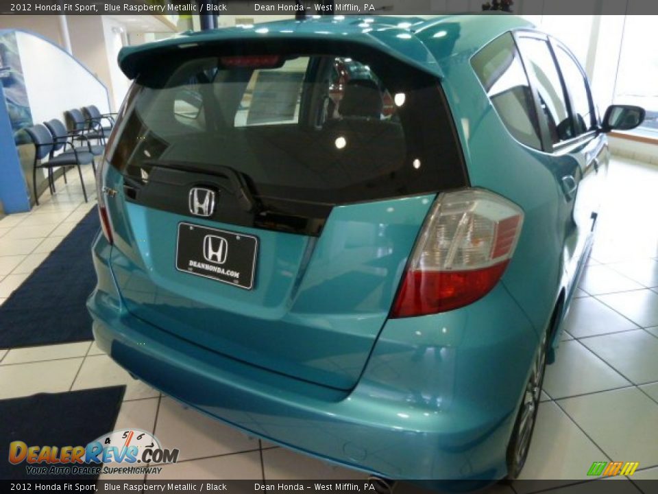 2012 Honda Fit Sport Blue Raspberry Metallic / Black Photo #5