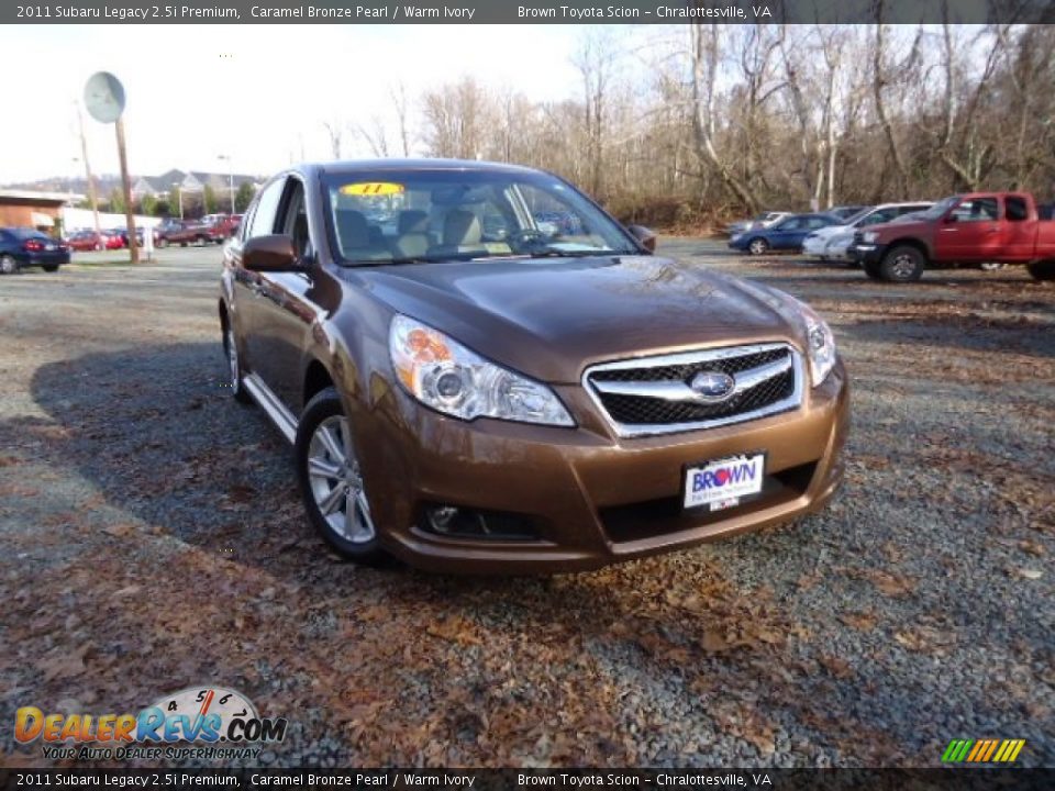2011 Subaru Legacy 2.5i Premium Caramel Bronze Pearl / Warm Ivory Photo #1