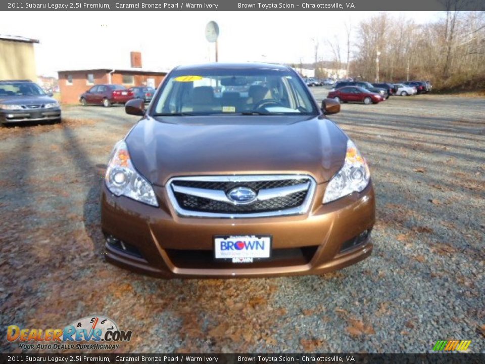 2011 Subaru Legacy 2.5i Premium Caramel Bronze Pearl / Warm Ivory Photo #2