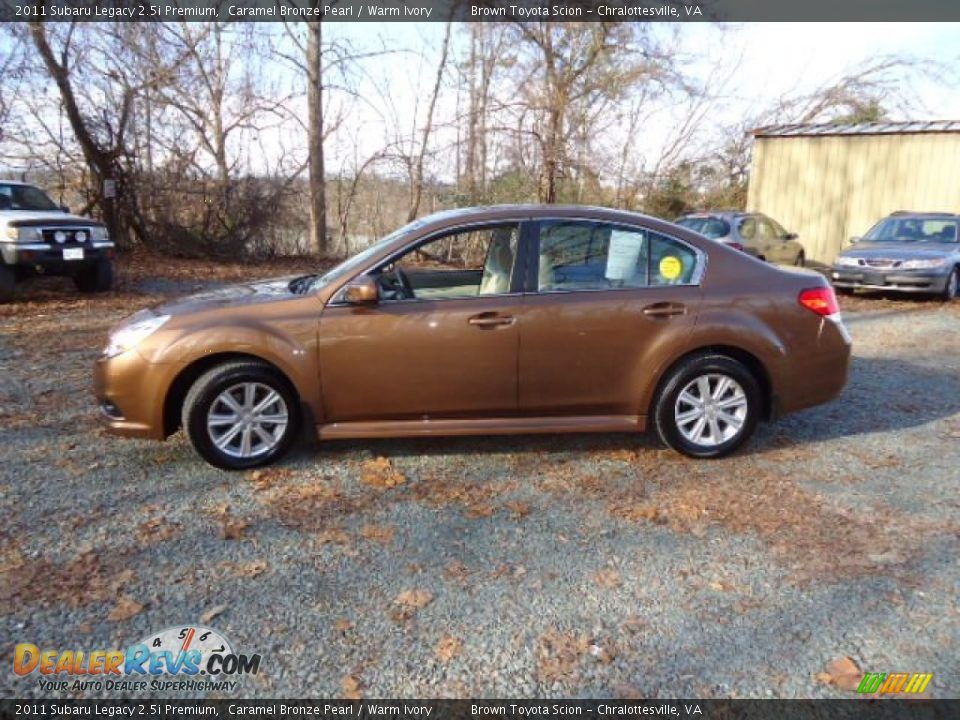 2011 Subaru Legacy 2.5i Premium Caramel Bronze Pearl / Warm Ivory Photo #4