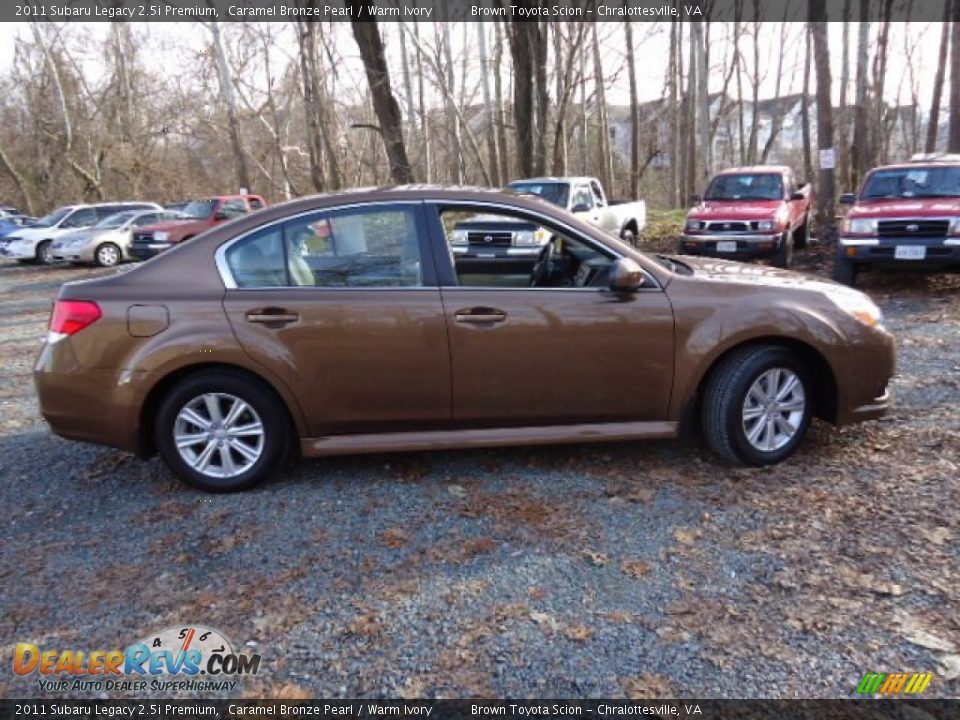 2011 Subaru Legacy 2.5i Premium Caramel Bronze Pearl / Warm Ivory Photo #8