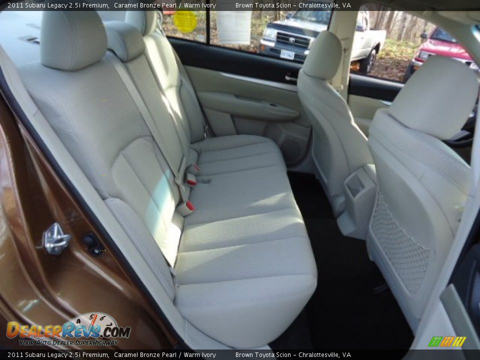 2011 Subaru Legacy 2.5i Premium Caramel Bronze Pearl / Warm Ivory Photo #12