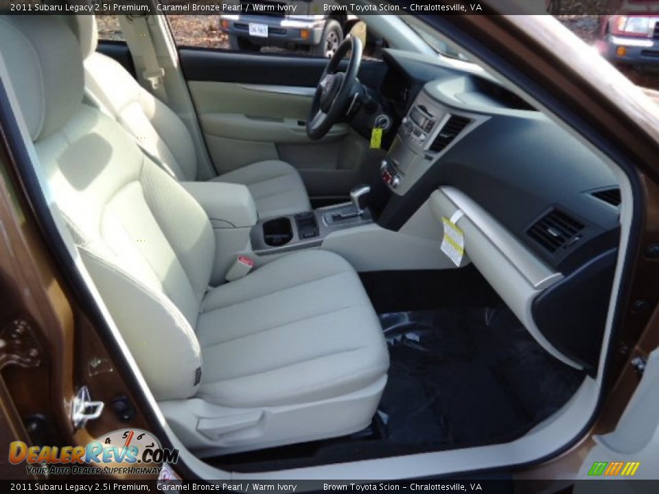 2011 Subaru Legacy 2.5i Premium Caramel Bronze Pearl / Warm Ivory Photo #13
