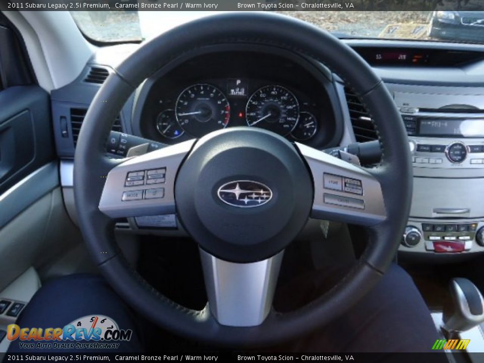 2011 Subaru Legacy 2.5i Premium Caramel Bronze Pearl / Warm Ivory Photo #15