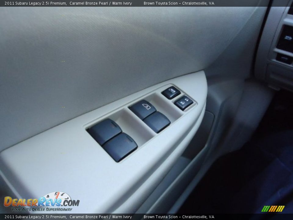 2011 Subaru Legacy 2.5i Premium Caramel Bronze Pearl / Warm Ivory Photo #16
