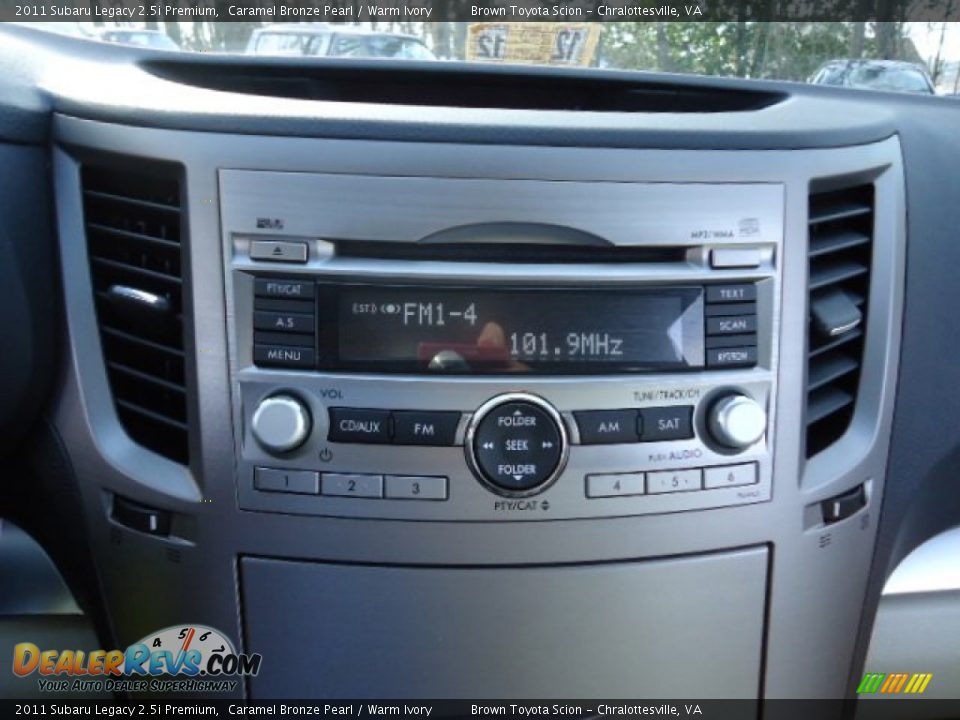 2011 Subaru Legacy 2.5i Premium Caramel Bronze Pearl / Warm Ivory Photo #19