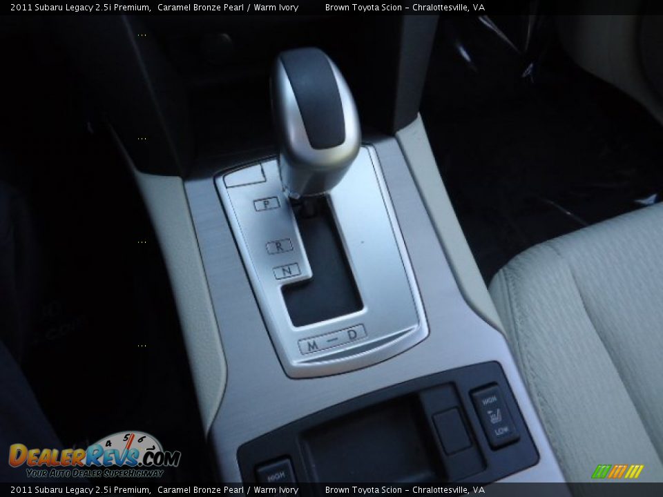 2011 Subaru Legacy 2.5i Premium Caramel Bronze Pearl / Warm Ivory Photo #22