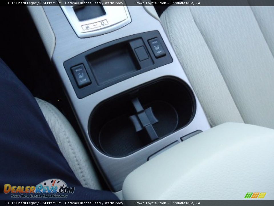 2011 Subaru Legacy 2.5i Premium Caramel Bronze Pearl / Warm Ivory Photo #23