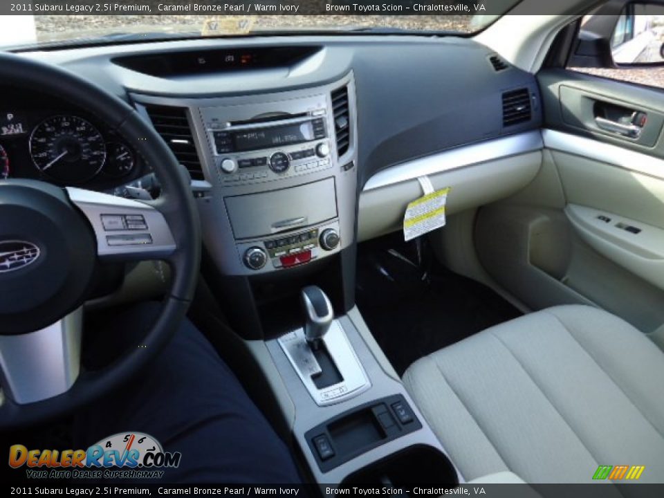 2011 Subaru Legacy 2.5i Premium Caramel Bronze Pearl / Warm Ivory Photo #25
