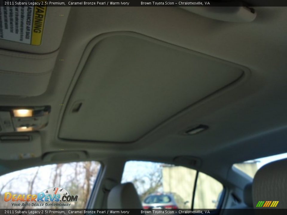 2011 Subaru Legacy 2.5i Premium Caramel Bronze Pearl / Warm Ivory Photo #30