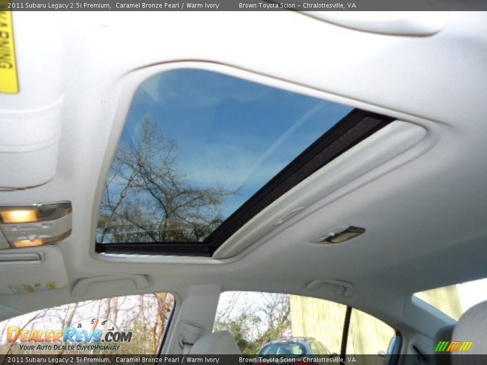 2011 Subaru Legacy 2.5i Premium Caramel Bronze Pearl / Warm Ivory Photo #31