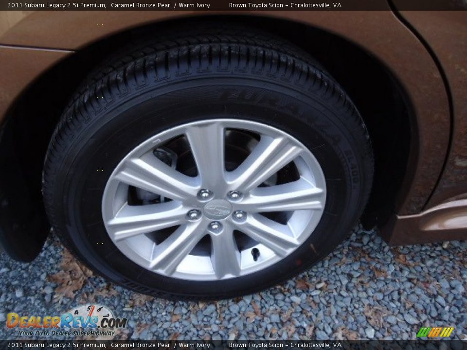 2011 Subaru Legacy 2.5i Premium Caramel Bronze Pearl / Warm Ivory Photo #35