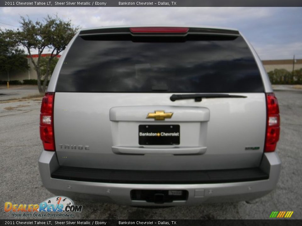 2011 Chevrolet Tahoe LT Sheer Silver Metallic / Ebony Photo #4