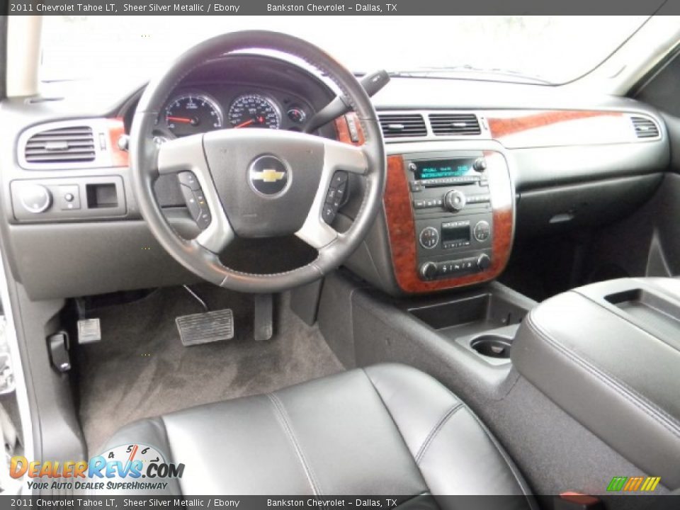2011 Chevrolet Tahoe LT Sheer Silver Metallic / Ebony Photo #9
