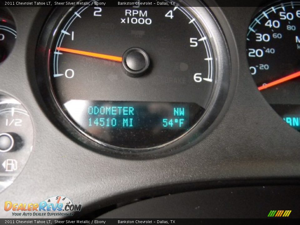 2011 Chevrolet Tahoe LT Sheer Silver Metallic / Ebony Photo #10