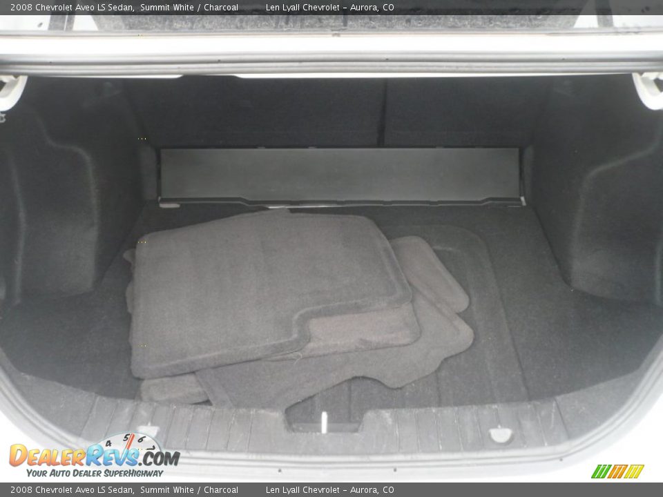 2008 Chevrolet Aveo LS Sedan Summit White / Charcoal Photo #11