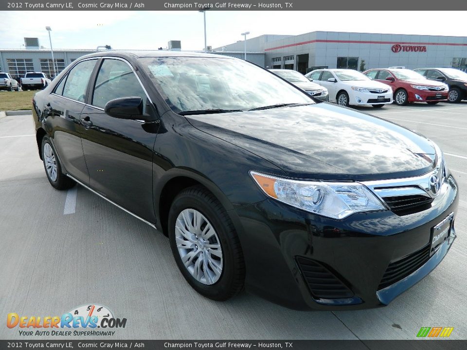 2012 Toyota Camry LE Cosmic Gray Mica / Ash Photo #3