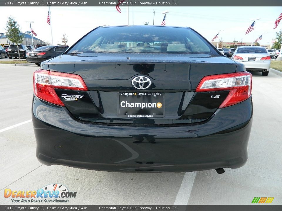 2012 Toyota Camry LE Cosmic Gray Mica / Ash Photo #6