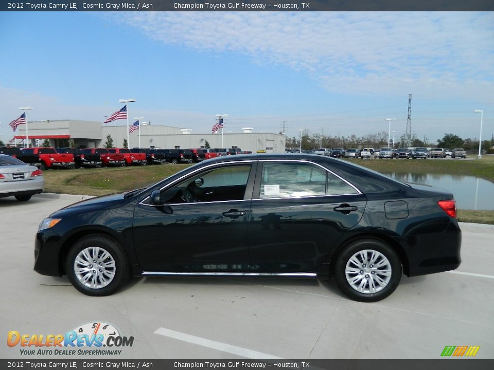 2012 Toyota Camry LE Cosmic Gray Mica / Ash Photo #8