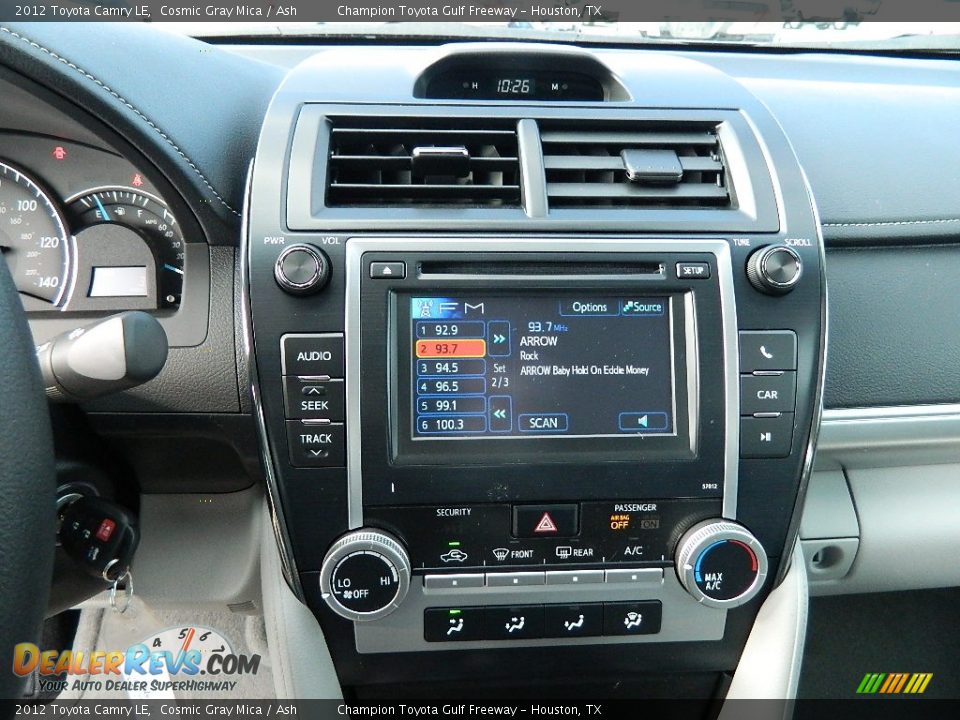 2012 Toyota Camry LE Cosmic Gray Mica / Ash Photo #14