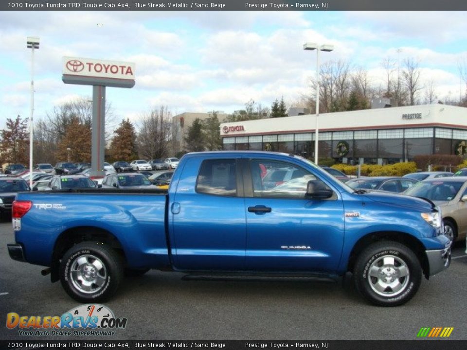 Blue Streak Metallic 2010 Toyota Tundra TRD Double Cab 4x4 Photo #1