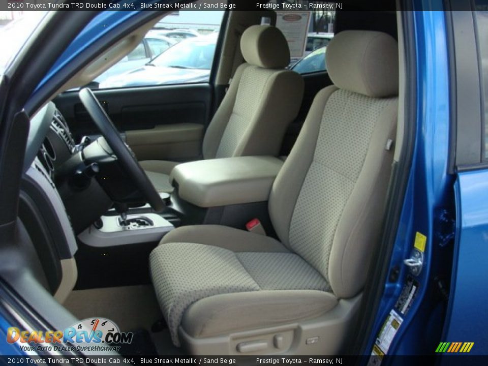 Front Seat of 2010 Toyota Tundra TRD Double Cab 4x4 Photo #8