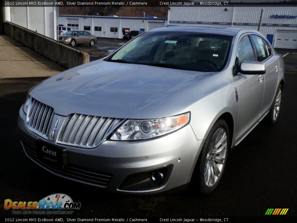 2012 Lincoln MKS EcoBoost AWD Silver Diamond Premium Metallic / Cashmere Photo #2