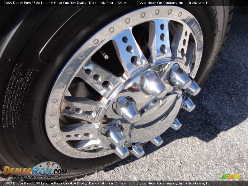 Custom Wheels of 2009 Dodge Ram 3500 Laramie Mega Cab 4x4 Dually Photo #16