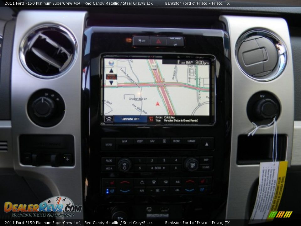 Navigation of 2011 Ford F150 Platinum SuperCrew 4x4 Photo #11
