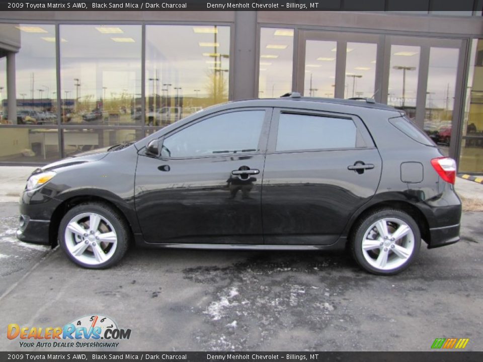 2009 Toyota Matrix S AWD Black Sand Mica / Dark Charcoal Photo #4