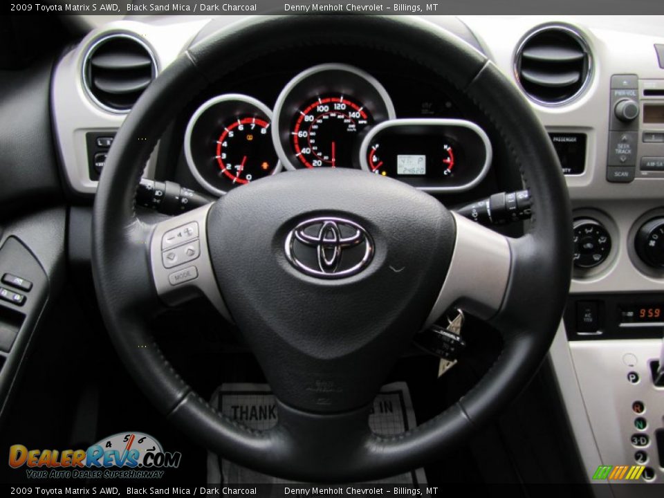 2009 Toyota Matrix S AWD Black Sand Mica / Dark Charcoal Photo #11